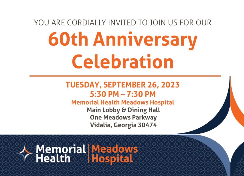 Memorial Health Meadows Hospital 60th Anniversary Celebration Greater